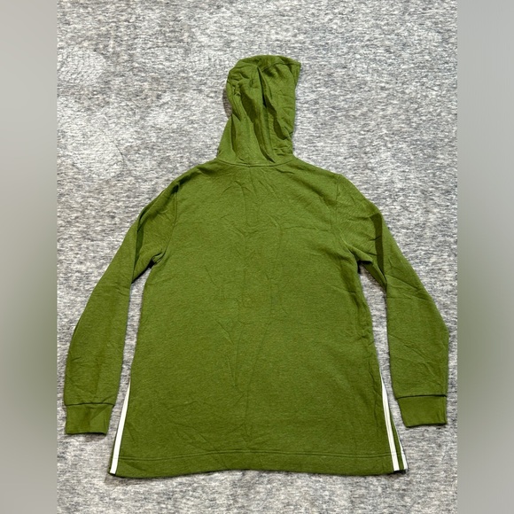 Adidas Womens Logo Hoodie Sweatshirt Green Size Large - Picture 2 of 6